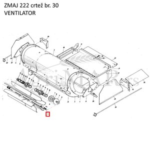 222.0415002 rotor ventilatora fi29x758 (sl.30/1)
