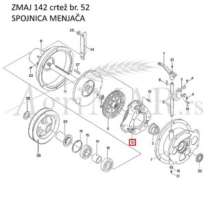 082.1002502 plate thrust Z141-190 (166.02.00)