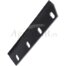 KNIFE FOR FORAGE HARVESTER FOR GRASS HEAVY DUTY RH - 382 x 86.2 x 8.5 mm WITH 4 HOLES 17.5 mm